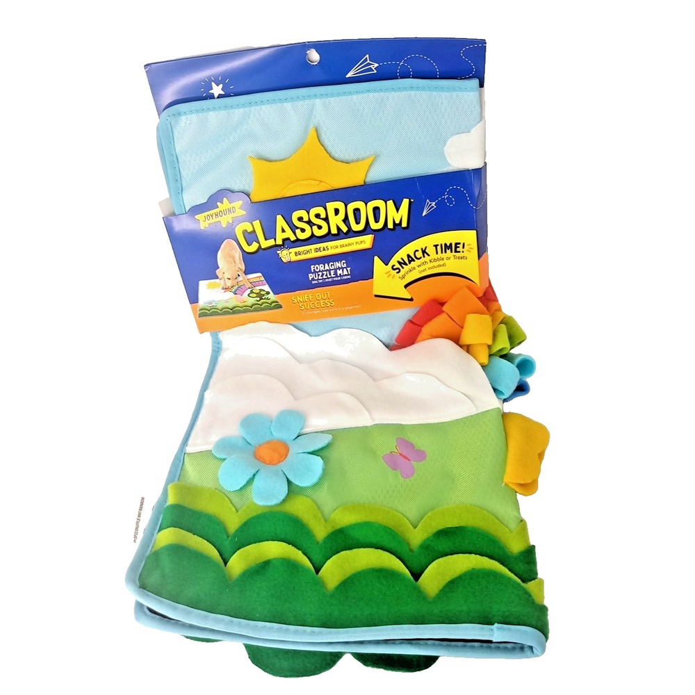 Rainbow JoyHound Classroom Foraging Puzzle Mat! Dog/Puppy Interactive NWT